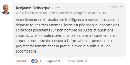 Temoignage des participants