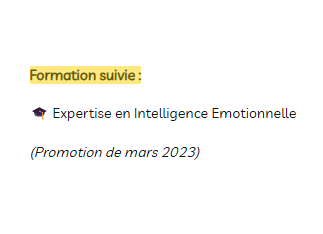 Temoignage des participants